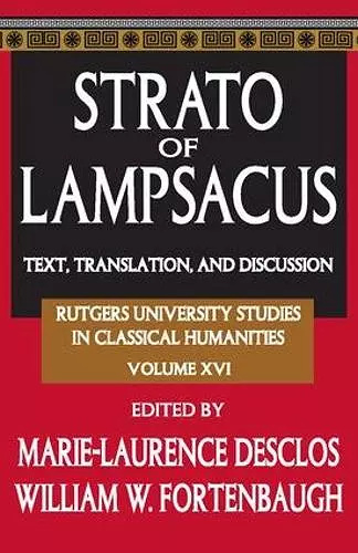 Strato of Lampsacus cover