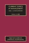 Current Topics in Management cover