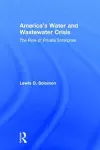 America's Water and Wastewater Crisis cover