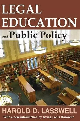 Legal Education and Public Policy cover