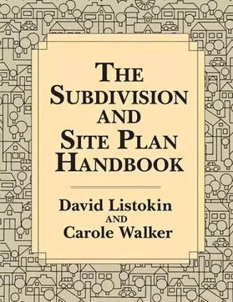 The Subdivision and Site Plan Handbook cover