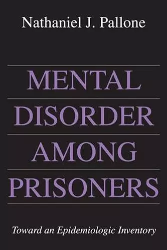 Mental Disorder Among Prisoners cover