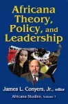 Africana Theory, Policy, and Leadership cover