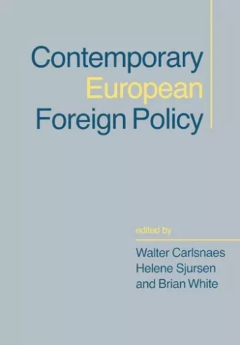 Contemporary European Foreign Policy cover