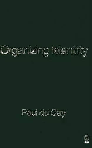 Organizing Identity cover