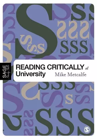 Reading Critically at University cover