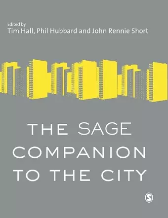 The SAGE Companion to the City cover