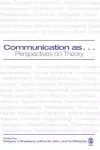 Communication as ... cover