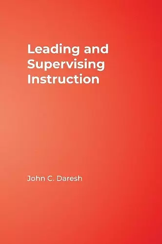 Leading and Supervising Instruction cover