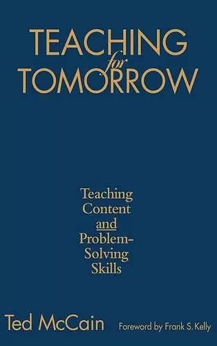 Teaching for Tomorrow cover