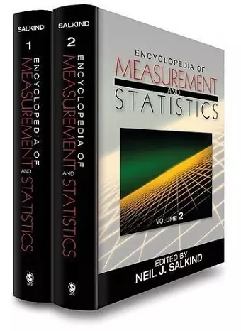 Encyclopedia of Measurement and Statistics cover