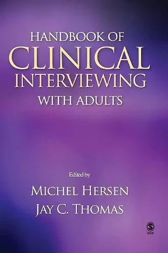 Handbook of Clinical Interviewing With Adults cover