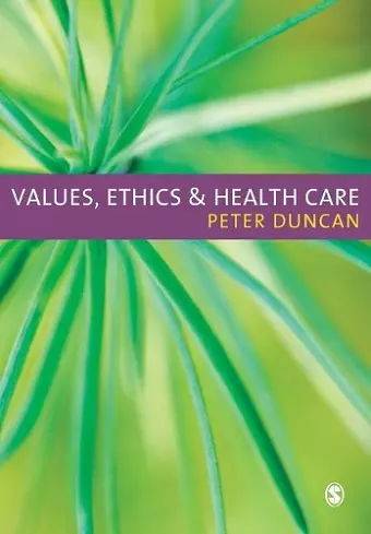 Values, Ethics and Health Care cover