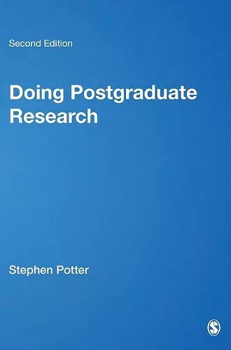 Doing Postgraduate Research cover