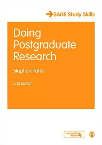 Doing Postgraduate Research cover