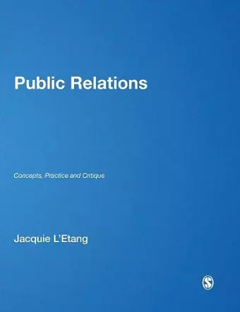 Public Relations cover