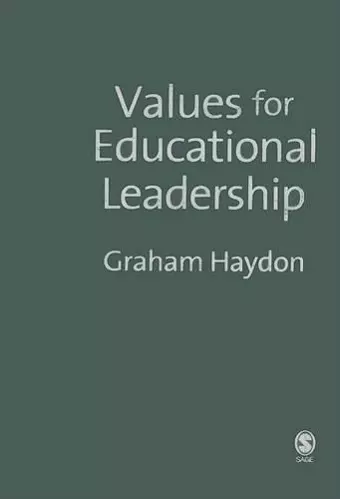 Values for Educational Leadership cover