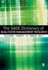 The SAGE Dictionary of Qualitative Management Research cover