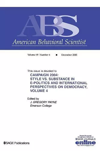 Campaign 2004: Volume 4 cover