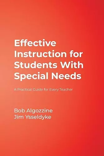 Effective Instruction for Students With Special Needs cover