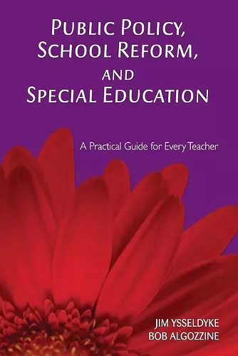 Public Policy, School Reform, and Special Education cover