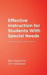 Effective Instruction for Students With Special Needs cover