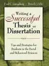 Writing a Successful Thesis or Dissertation cover