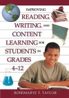 Improving Reading, Writing, and Content Learning for Students in Grades 4-12 cover