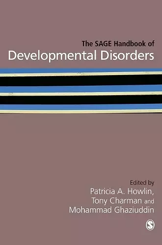 The SAGE Handbook of Developmental Disorders cover