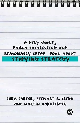 A Very Short, Fairly Interesting and Reasonably Cheap Book About Studying Strategy cover