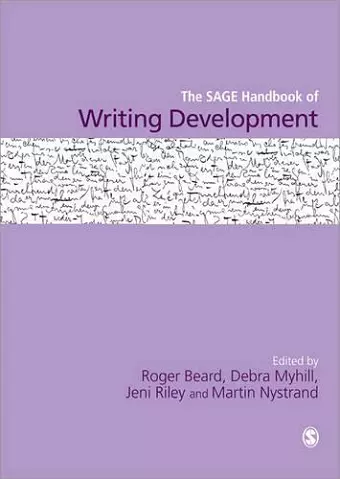The SAGE Handbook of Writing Development cover