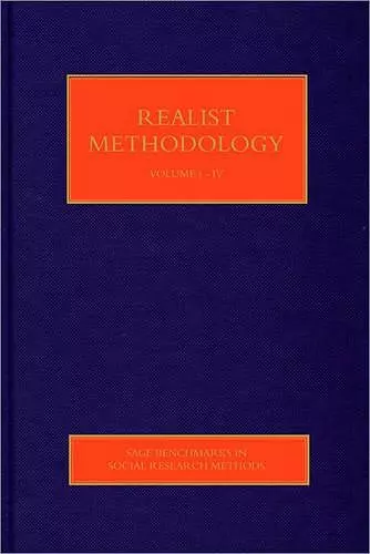 Realist Methodology cover