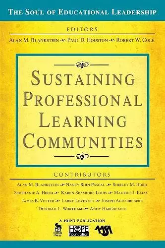 Sustaining Professional Learning Communities cover