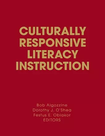 Culturally Responsive Literacy Instruction cover