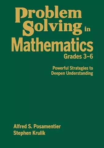 Problem Solving in Mathematics, Grades 3-6 cover