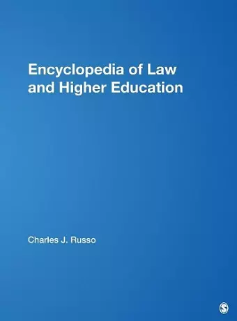 Encyclopedia of Law and Higher Education cover