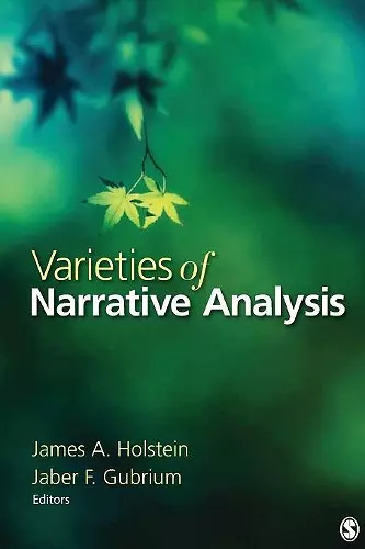 Varieties of Narrative Analysis cover