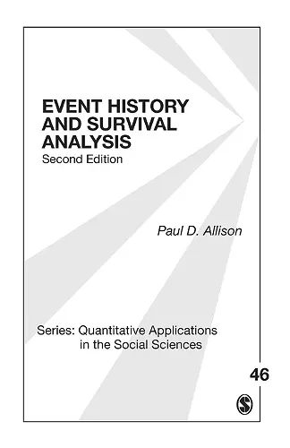 Event History and Survival Analysis cover