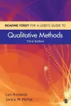 README FIRST for a User′s Guide to Qualitative Methods cover