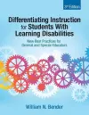 Differentiating Instruction for Students With Learning Disabilities cover