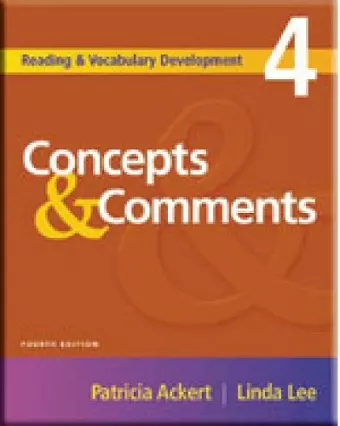 Reading and Vocabulary Development 4: Concepts & Comments cover