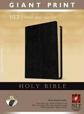 NLT Holy Bible, Giant Print, Black, Indexed cover