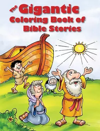 Gigantic Coloring Book Of Bible Stories, The cover