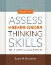 How to Assess Higher-Order Thinking Skills in Your Classroom cover