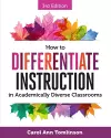 How to Differentiate Instruction in Academically Diverse Classrooms cover