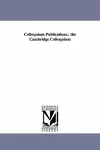 Colloquium Publications. cover
