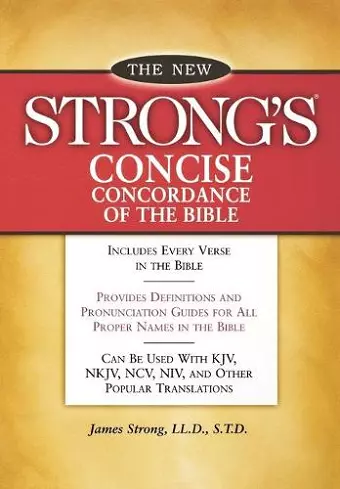 New Strong's Concise Concordance of the Bible cover