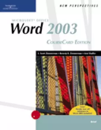 New Perspectives on Microsoft Office Word 2003, Brief, CourseCard Edition cover