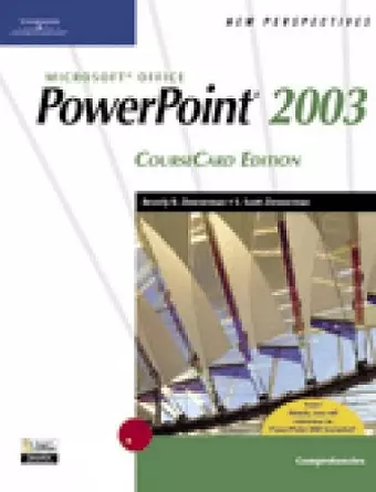 New Perspectives on Microsoft Office PowerPoint 2003, Comprehensive, CourseCard Edition cover