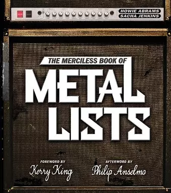 The Merciless Book of Metal Lists cover